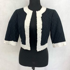 Trina Turk Colorblock Pattern Evening Jacket